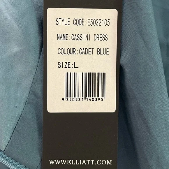 Elliatt Cassini Dress in Cadet Blue - Sz. Large